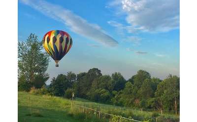 family hot air balloon ride