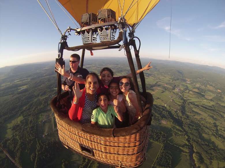 Where to take a hot sale hot air balloon ride