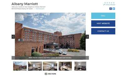 albany marriott business listing