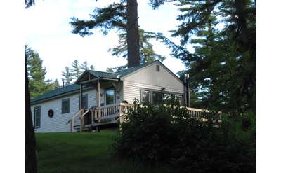 Looking up at #6 Cottage