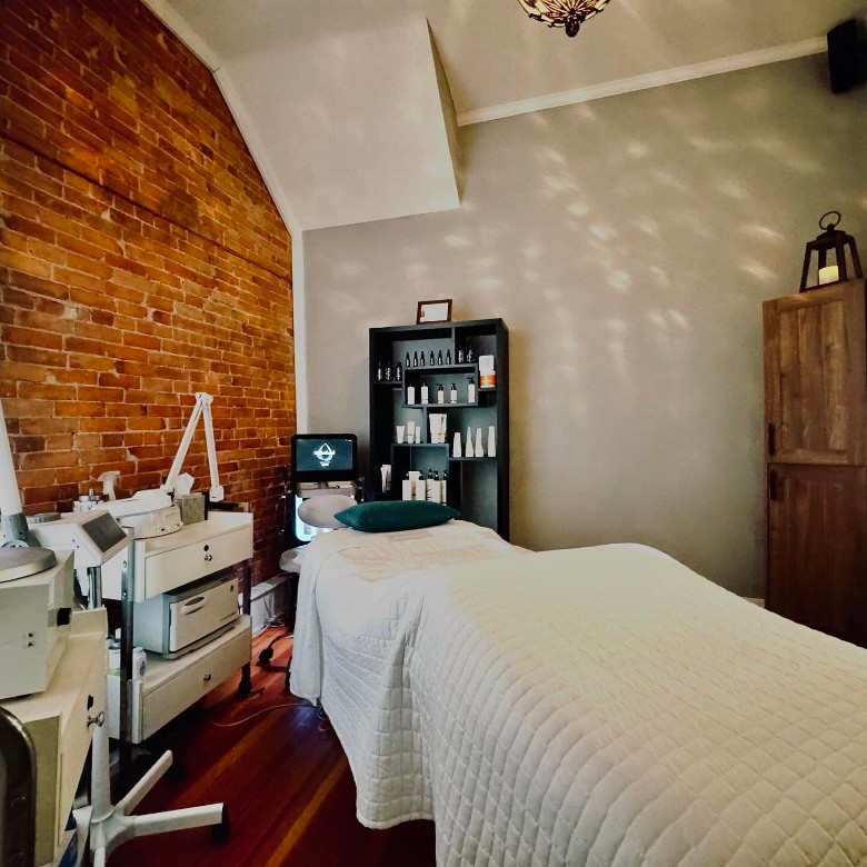 a spa treatment room