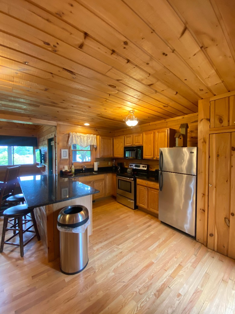 Fully Equipped Kitchen in our Traditional Lodge