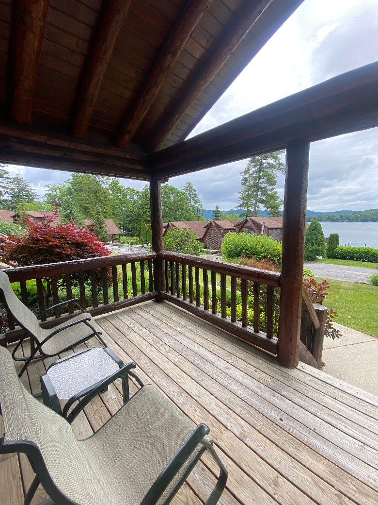 Covered Porch for our Traditional Lodge