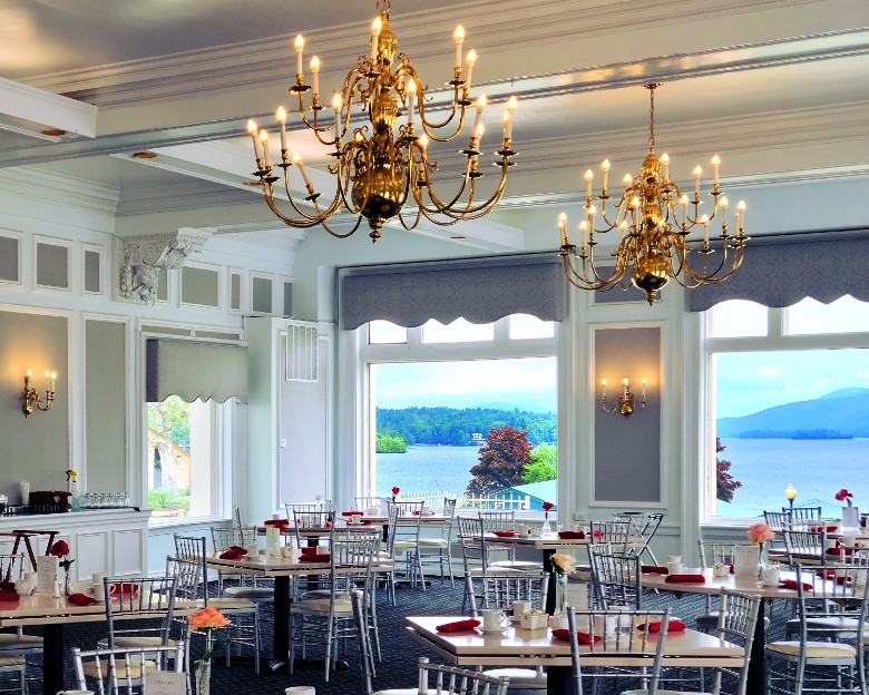 The historic breakfast spot at the Lakeside Restaurant.