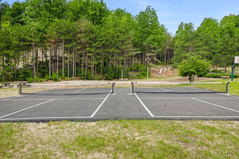 Pickleball courts, recently installed.