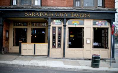 exterior of Saratoga City Tavern