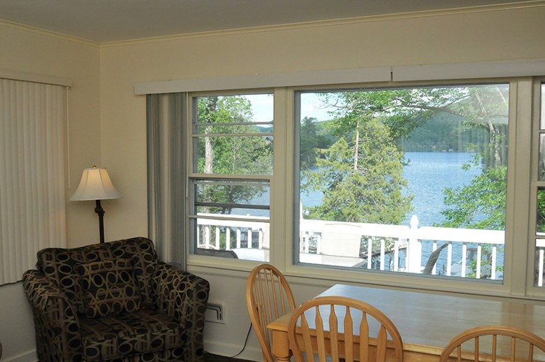 view of lake from cottage