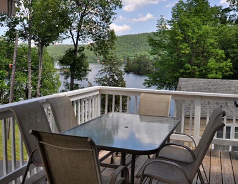 deck by water