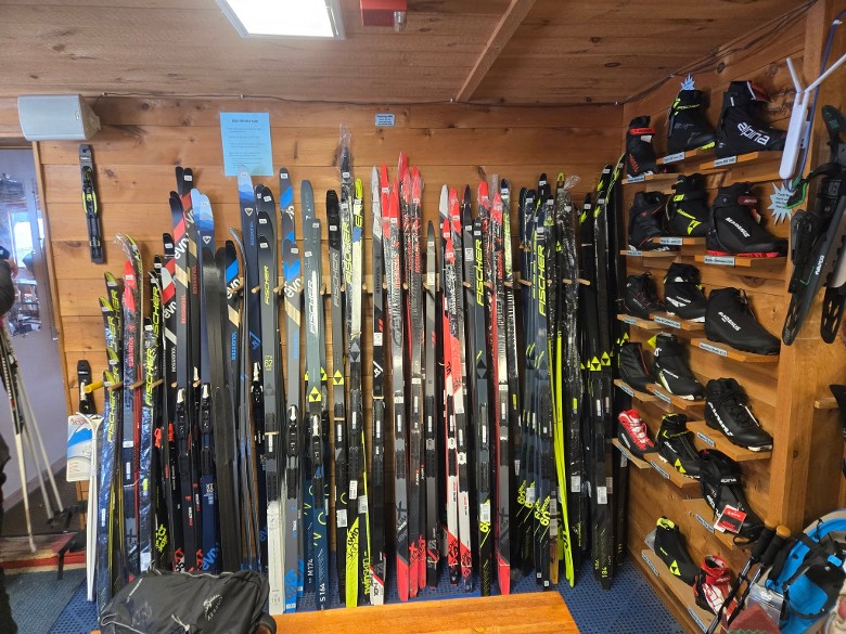 skis and equipment