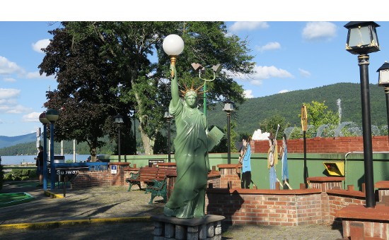 Around the World Mini Golf Course In Lake George NY