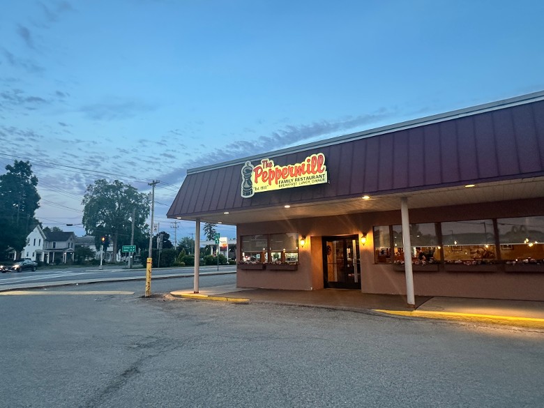 exterior of peppermill restaurant