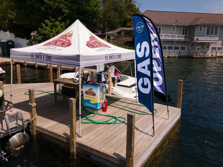 Gas Dock F.R. Smith and Sons Marina in Bolton Landing, NY