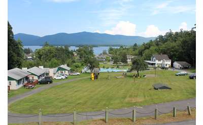 somewhat aerial view of the property