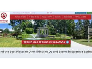 home page for saratoga.com