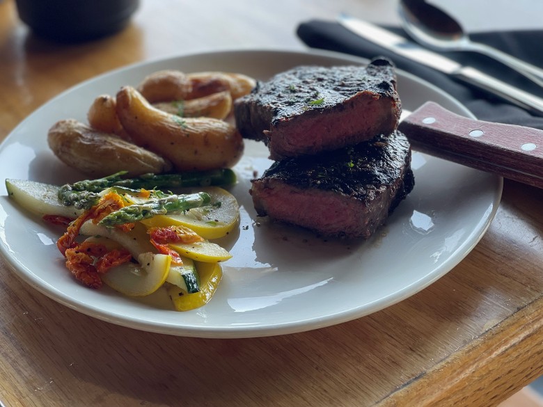 Steak dinner