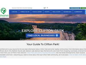 clifton park website home page