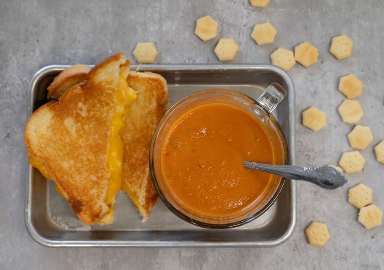 We now serve grilled cheese and soup during the early Spring, late Fall and Winter!
