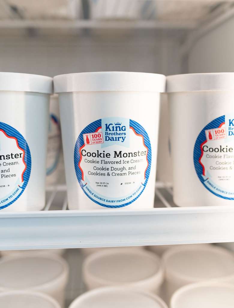 Our ice cream quarts - available at our farm store year round.