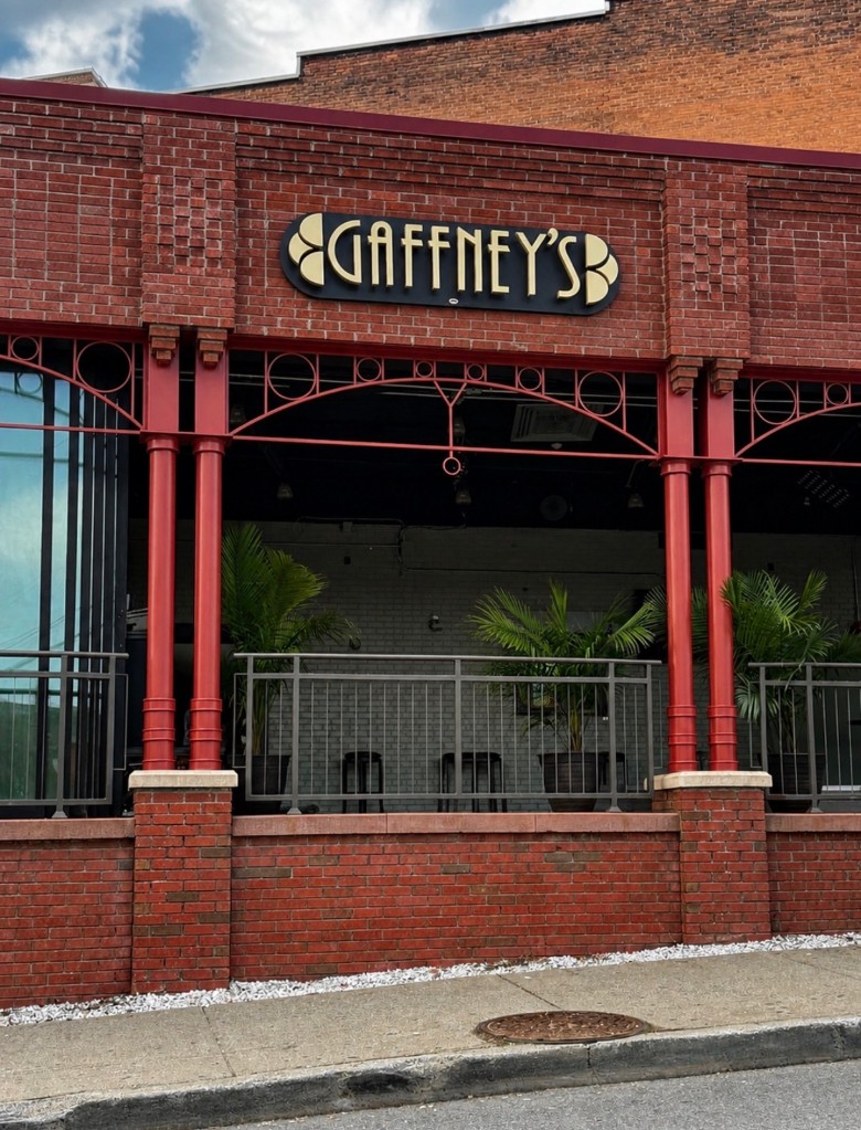 exterior sign for Gaffney's