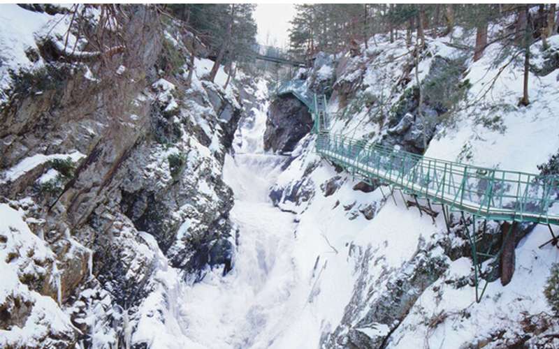 High Falls Lake Placid, NY Waterfall Attraction