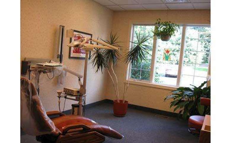 adirondack dental implant center treatment room with a large window
