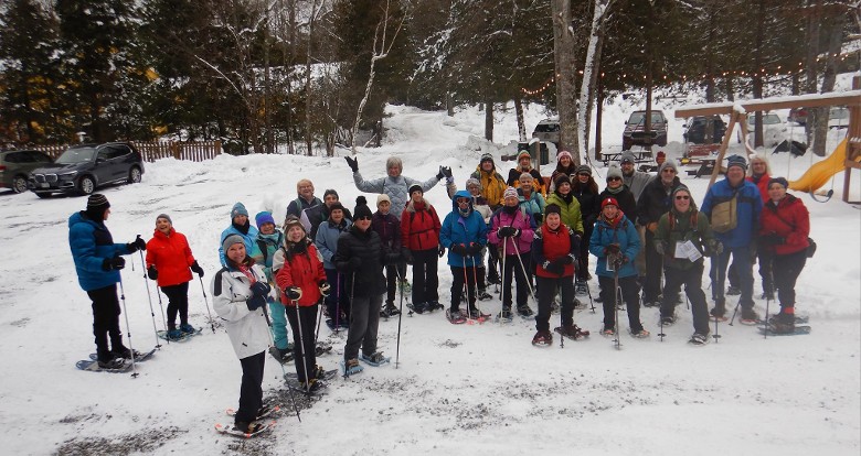 snowshoers