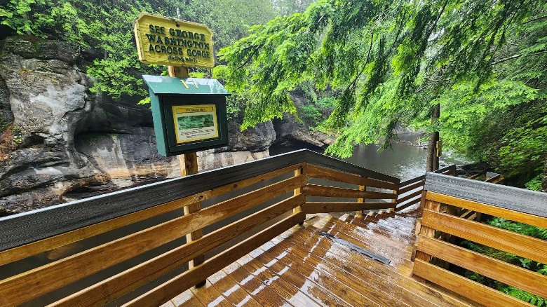 Natural Stone Bridge & Caves: Largest Marble Cave Entrance in the East