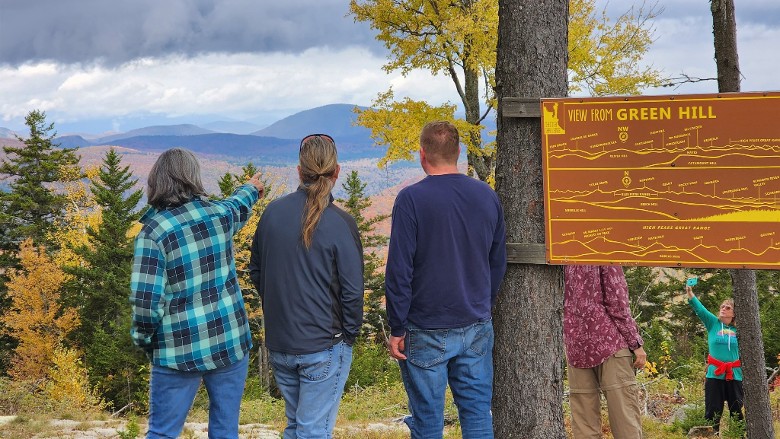 people on a hike
