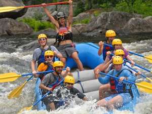 group whitewater rafting