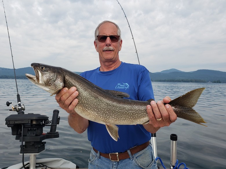 man holding fish