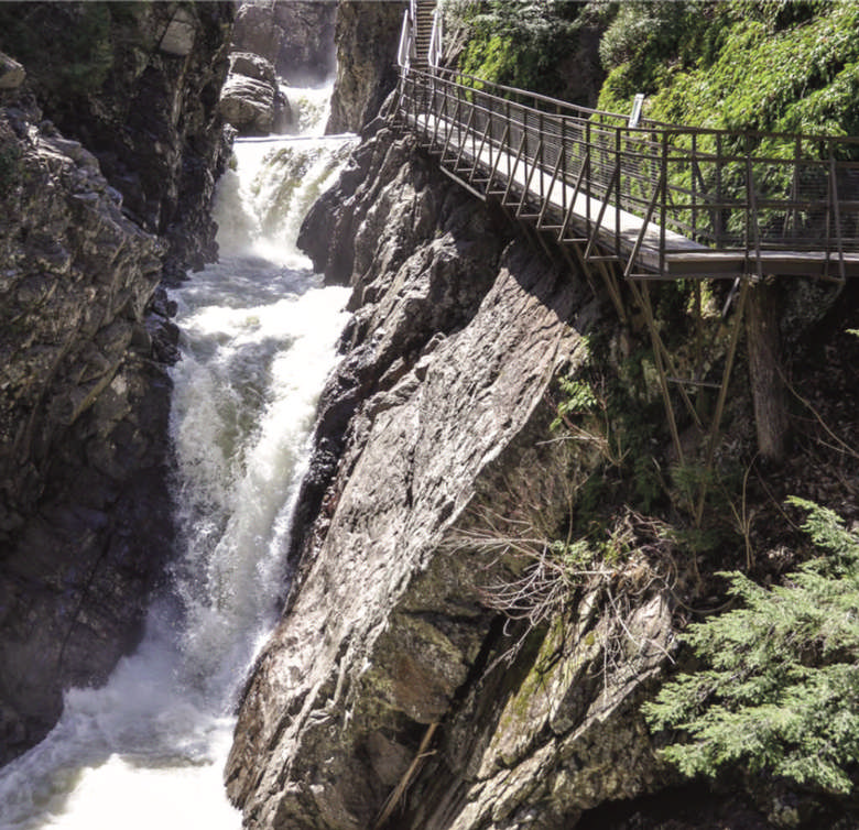 waterfalls at Hill Falls Gorge