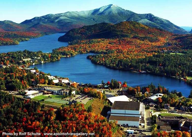 Adirondack mountains overlook