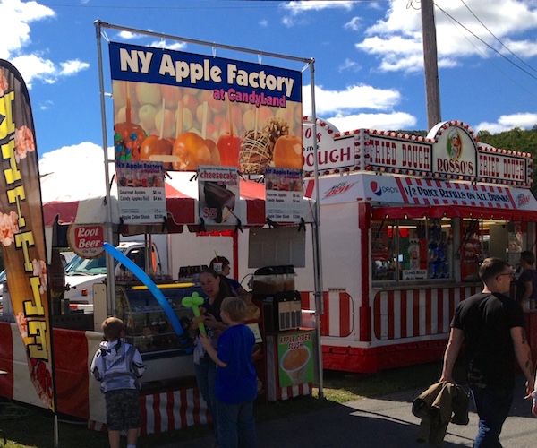 fair with food tents