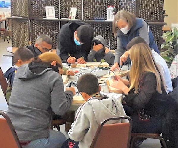 collage of crafting groups in Lake George NY