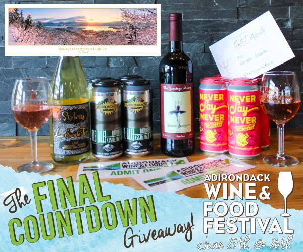 adirondack wine and food festival prize package