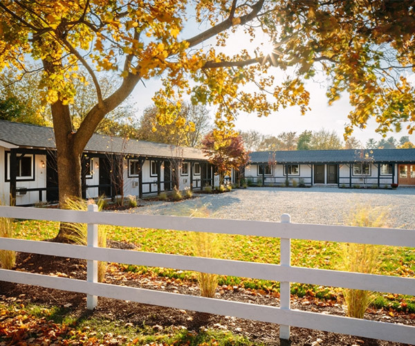 hotel during fall