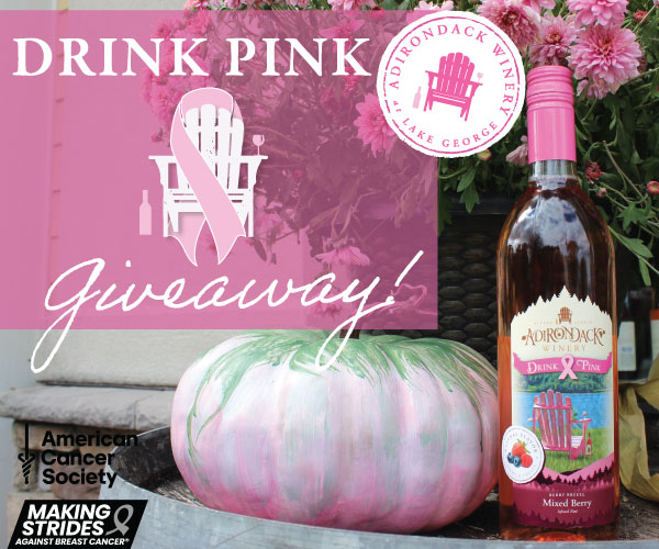 Win Adirondack Winery's Drink Pink Giveaway!