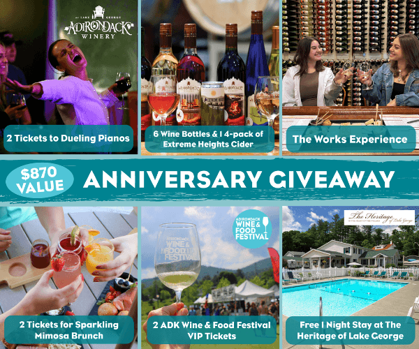 Win Big for the ADK Wine & Food Fest + Adirondack Winery Anniversaries!