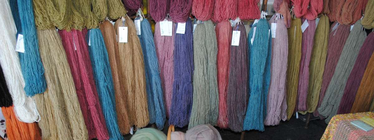 colored yarn