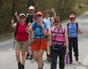 group of hikers
