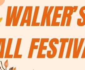 walker's fall festival sign