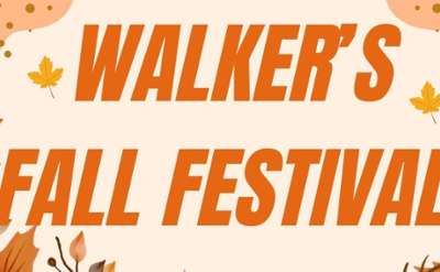 walker's fall festival sign