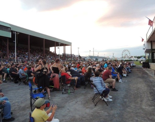 crowd at the fair