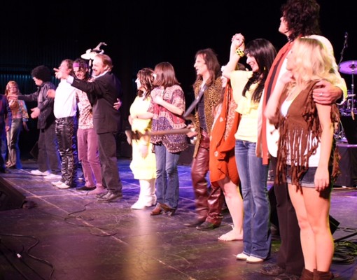 people performing