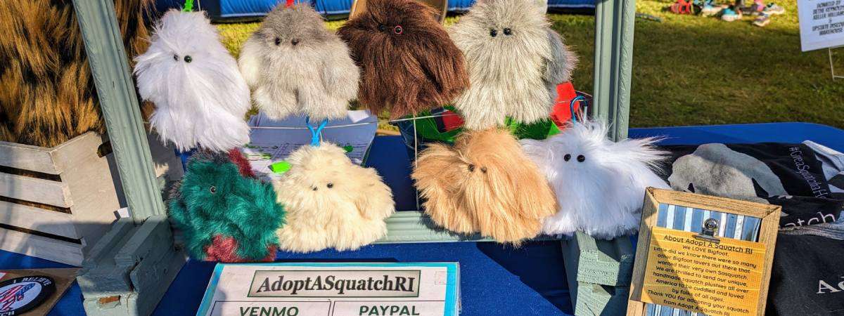 adopt a squatch stuffed animals