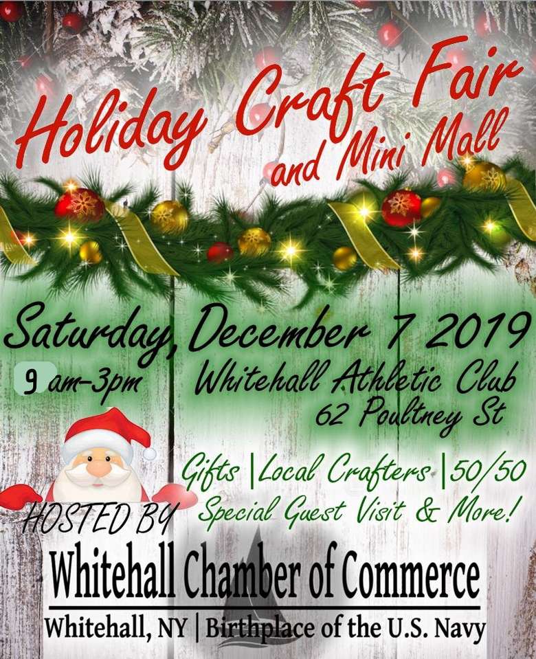 Holiday Craft Fair and Mini Mall at Whitehall Athletic Club Saturday