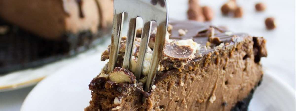 chocolate hazelnut cheesecake