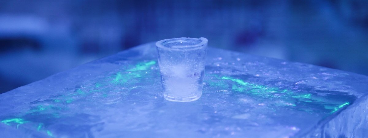 ice bar shot glass