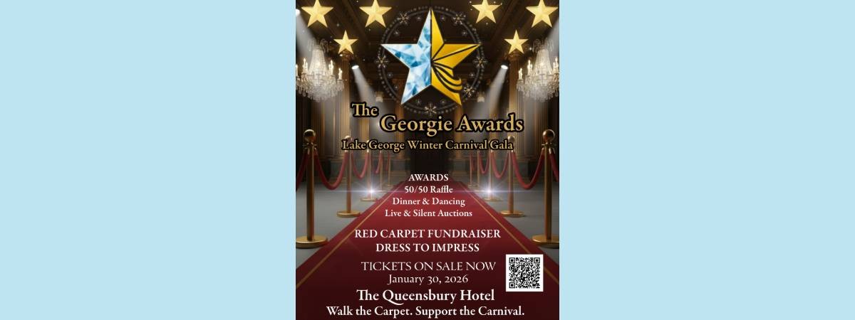 The Georgie Awards 2026 LGWC Fundraising Gala - Friday, Jan 30, 2026 - Lake George, NY Events The Georgie Awards 2026 LGWC Fundraising Gala - Friday, Jan 30, 2026 - Lake George, NY Events