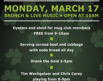 st patrick's day promo